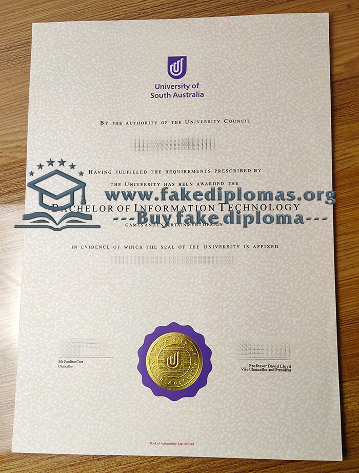 Buy University of South Australia fake diploma, Fake University of South Australia degree.