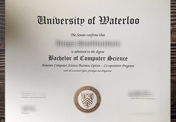 Can i get to buy University of Waterloo fake certificate?