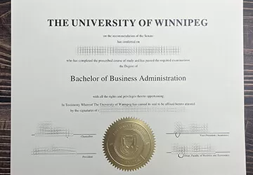 How to order the University of Winnipeg fake degree?