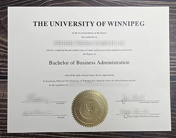 Order University of Winnipeg fake diploma, Fake UW diploma in Canada.