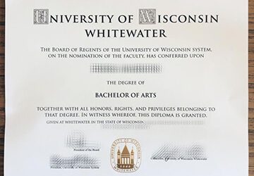 Fast to Get the University of Wisconsin Whitewater fake diploma.