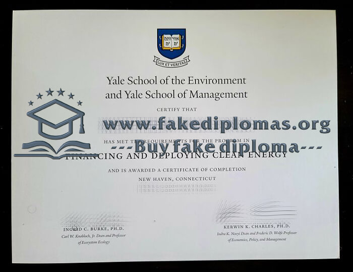 Buy Yale School of the Environment fake diploma, Fake YSE degree.