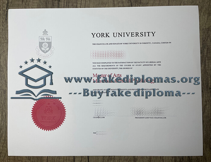 Buy York University fake diploma, Fake YU degree.