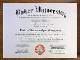 Steps to order Baker University diploma online.