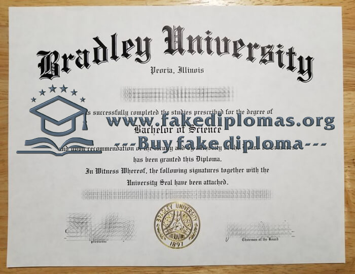 Buy Bradley University fake diploma, Fake Bradley University degree.