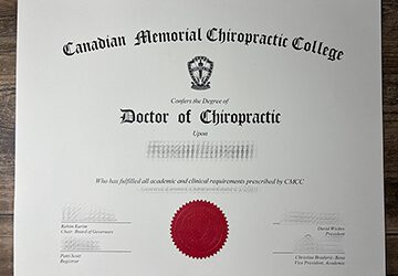 I want to buy Canadian Memorial Chiropractic College fake degree.