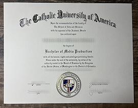 Get Catholic University of America fake diploma, Make CUA degree.