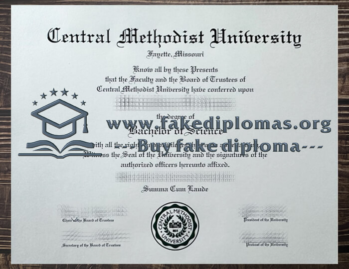 Buy Central Methodist University fake diploma, Fake CMU degree.