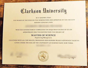 Can i get to buy Clarkson University fake certificate?