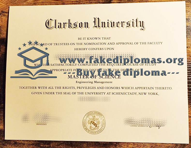 Buy Clarkson University fake diploma, Fake Clarkson University degree.