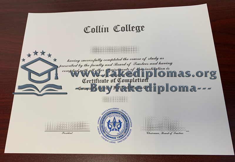 Buy Collin College fake diploma, Fake Collin College degree.