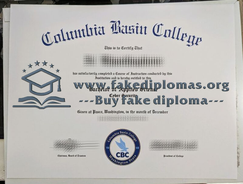 Buy Columbia Basin College fake diploma, Make CBC degree.