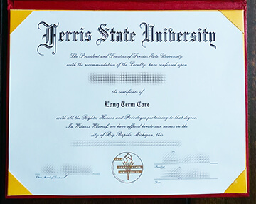 How to make the Ferris State University diploma?