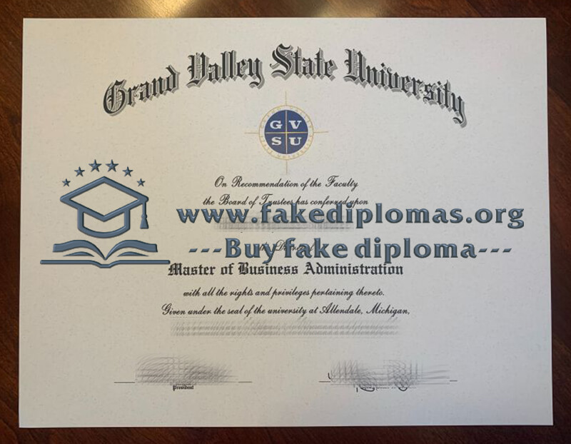 Buy Grand Valley State University fake diploma, Fake GVSU degree.