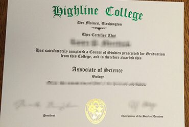 Where to buy Highline College fake diploma online?