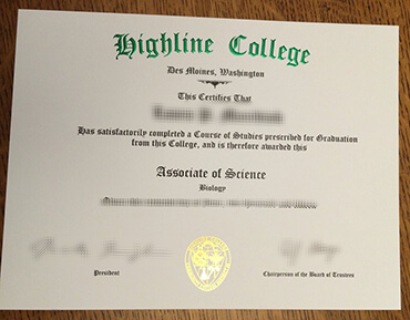 Where to buy Highline College fake diploma online?