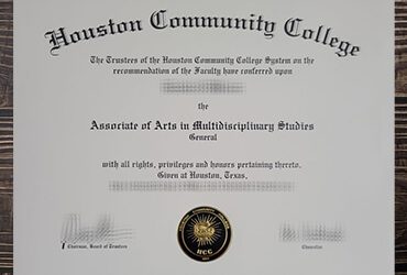 How to make the Houston Community College diploma?