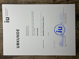 Where to buy IU Internationale Hochschule fake certificate?