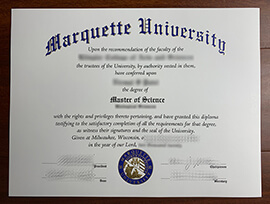 How long to buy Marquette University fake diploma?