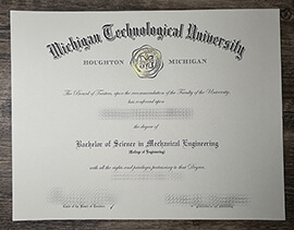 Order your fake Michigan Technological University certificate.