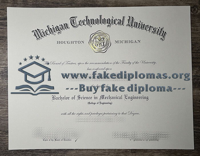 Buy Michigan Technological University fake diploma, Fake MTU degree.