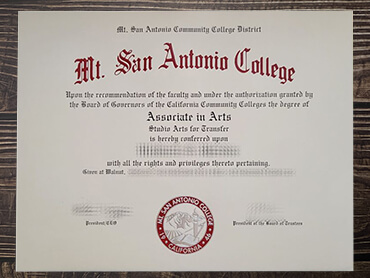 Obtain Mt San Antonio College fake diploma online. Buy fake diploma in USA.