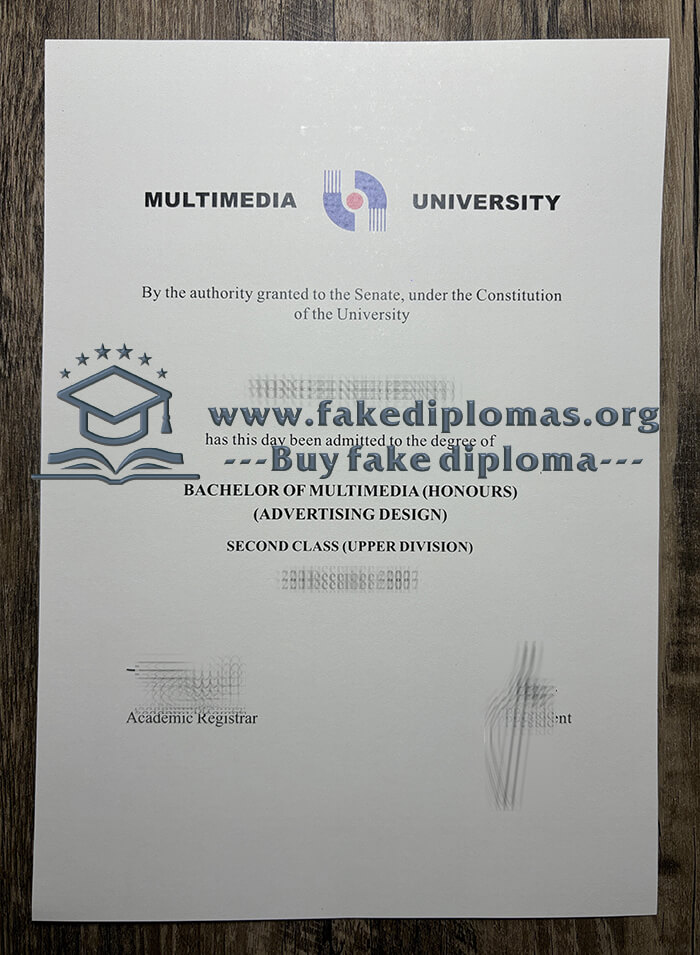 Buy Multimedia University fake diploma, Fake Multimedia University degree.