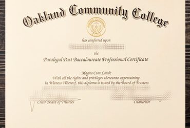 Can i get to buy Oakland Community College fake diploma?