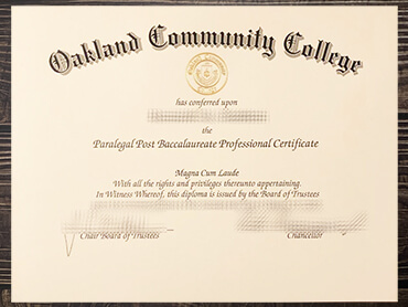 Can i get to buy Oakland Community College fake diploma?