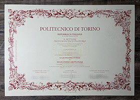 Obtain Politecnico di Torino fake diploma online, Fake degree.