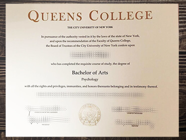 Get Queens College fake diploma online.