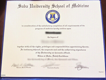 How long to buy Saba University School of Medicine fake diploma?