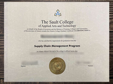 Get Sault College of Applied Arts and Technology fake diploma.