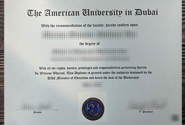 Where to buy American University in Dubai fake diploma online?