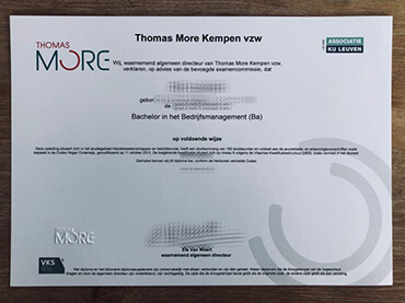 How do i buy Thomas More Hogeschool fake certificate?