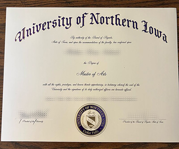 How long to buy University of Northern Iowa fake degree?