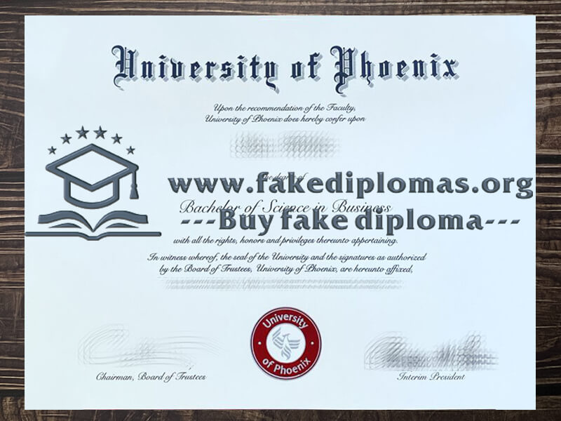 Buy University of Phoenix fake diploma, Fake UoPX degree.