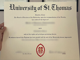 Buy University of St Thomas fake diploma online.