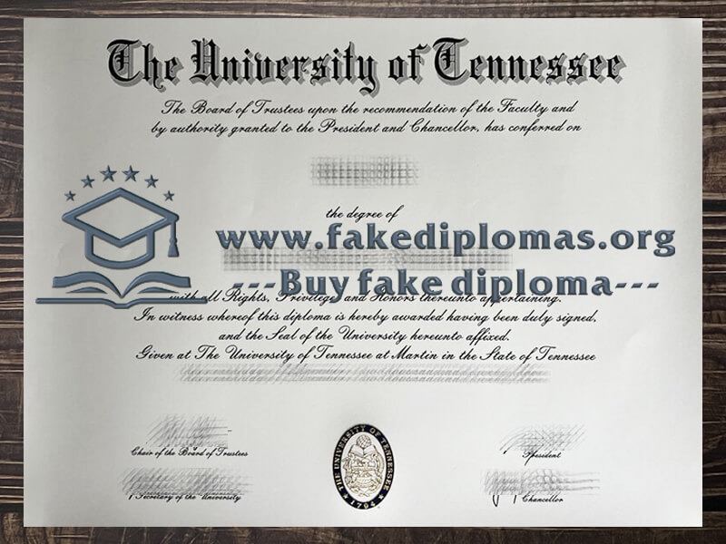 Buy University of Tennessee fake diploma, Fake UT degree.