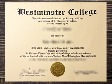 Obtain Westminster College fake diploma online.