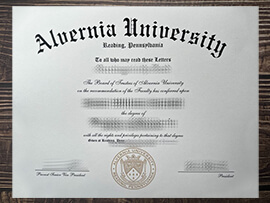 Order Alvernia University fake diploma online.