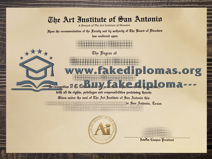 Buy Art Institute of San Antonio fake diploma, Fake Art Institute of San Antonio degree.