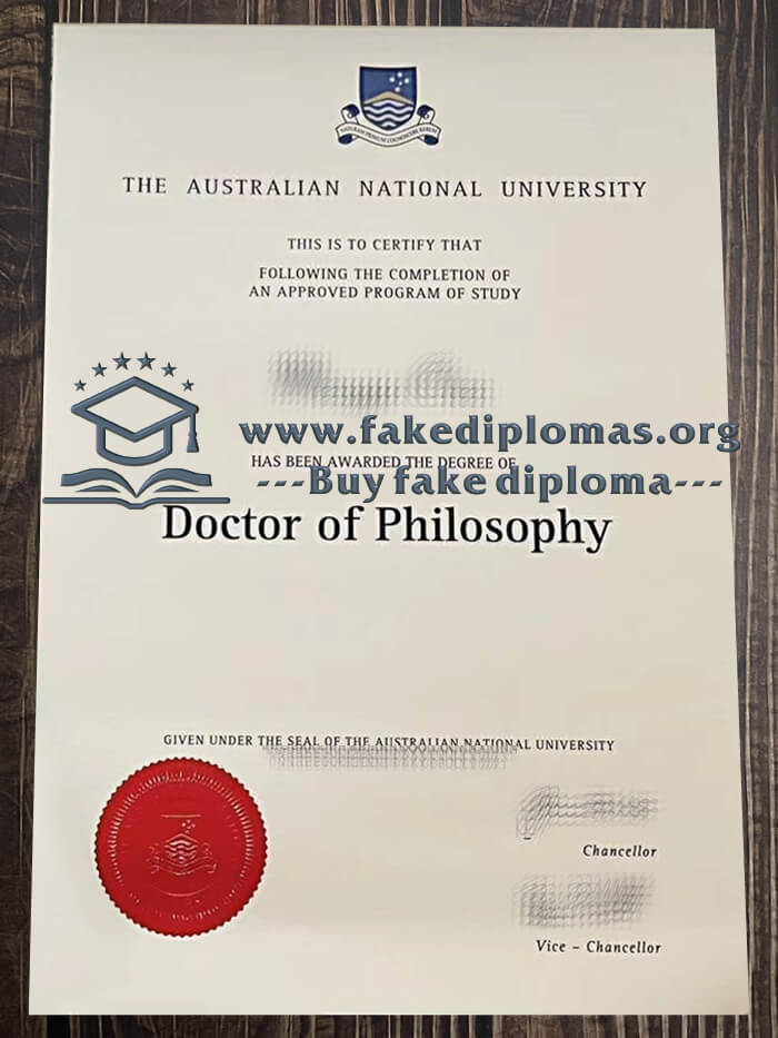 Buy Australian National University fake diploma, Fake ANU degree.