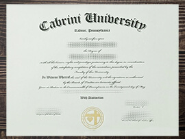 Obtain Cabrini University fake diploma online.