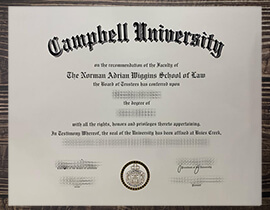 How to buy Campbell University fake diploma online?