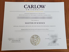 How do i buy Carlow University fake diploma?