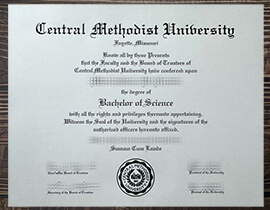 How to order the Central Methodist University fake Diploma?