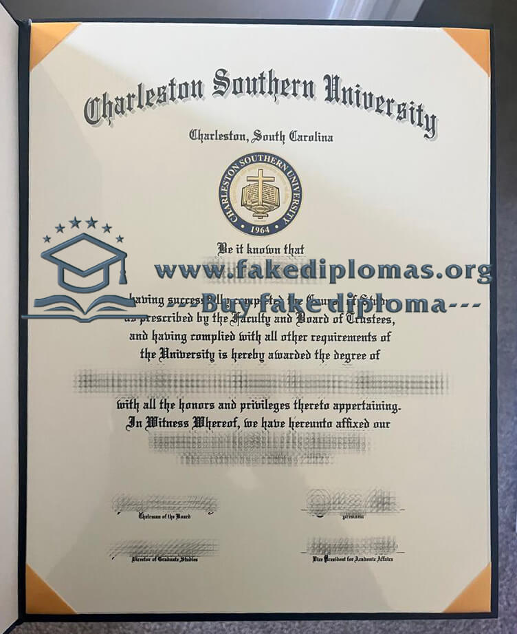 Buy Charleston Southern University fake diploma, Fake CSU degree.