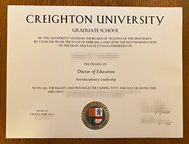 Fast to Get the Creighton University fake certificate.