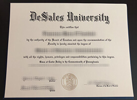 Purchase DeSales University fake diploma online.